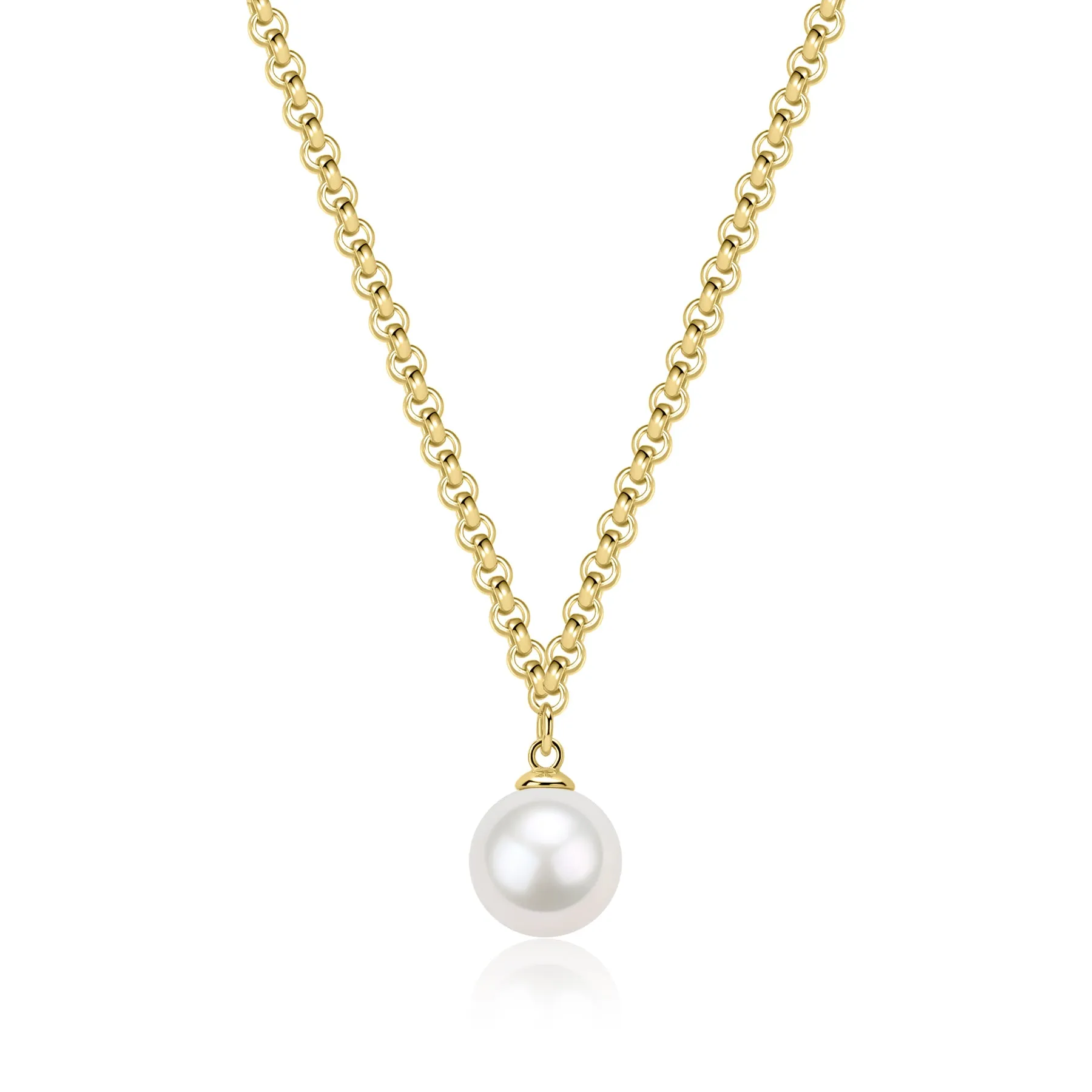 10-11mm Freshwater Pearl & Lorna Pendant