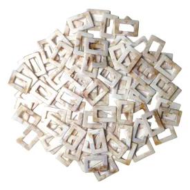 100g Acrylic Marble Geometric Shapes - Perfect for Crafts & Decor! #CraftShapes