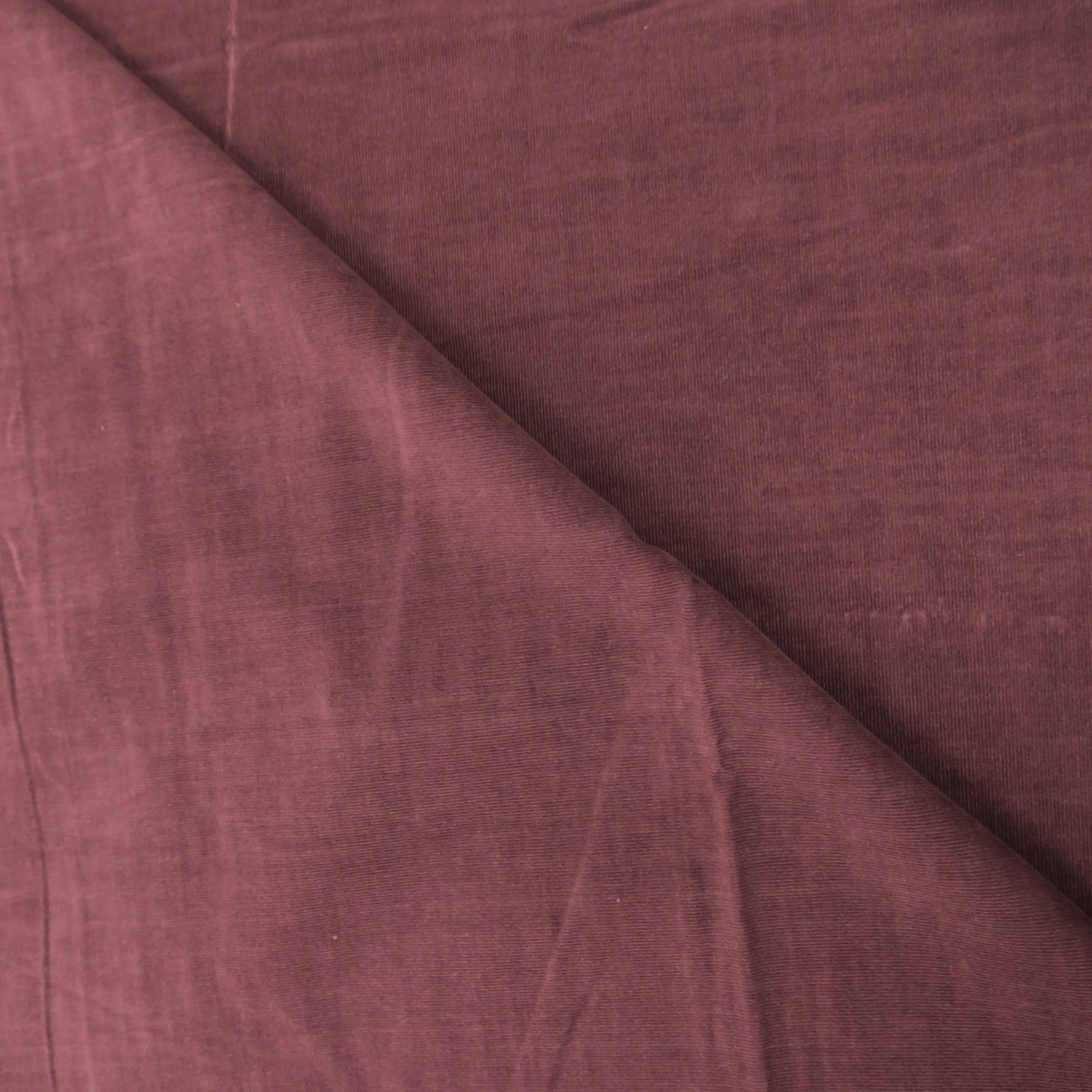 1.40 YDS Matterhorn Plum Solid 100% Cotton Loro Piana Fabric