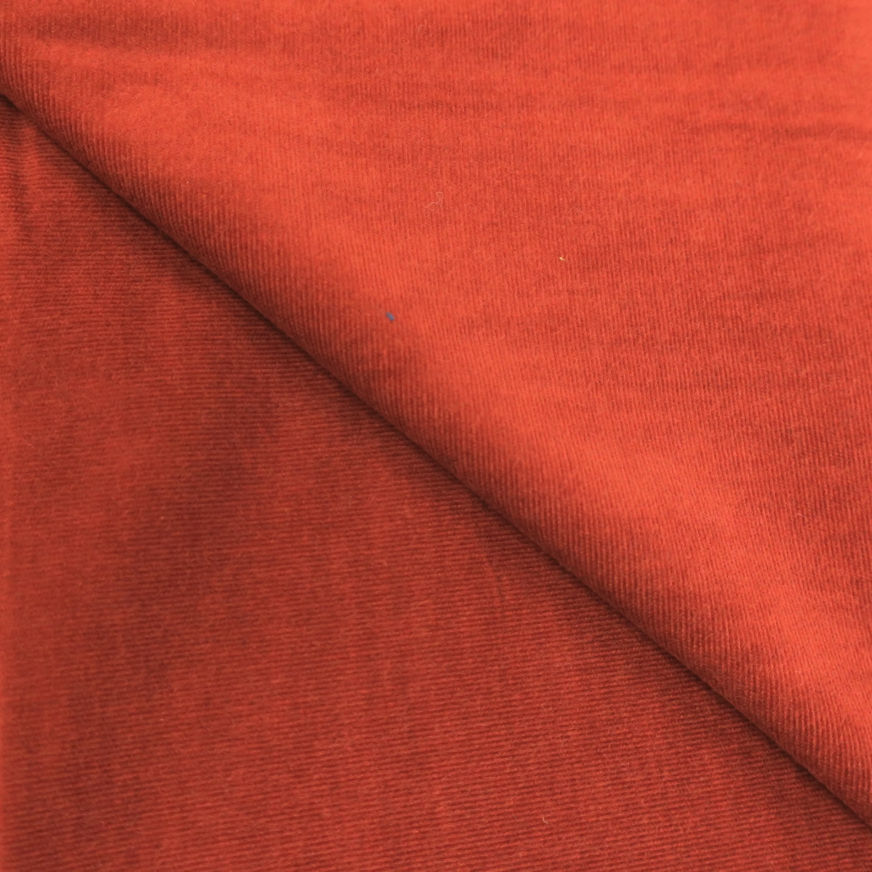 2.60 YDS Cumin Orange Solid Cotton Loro Piana Fabric