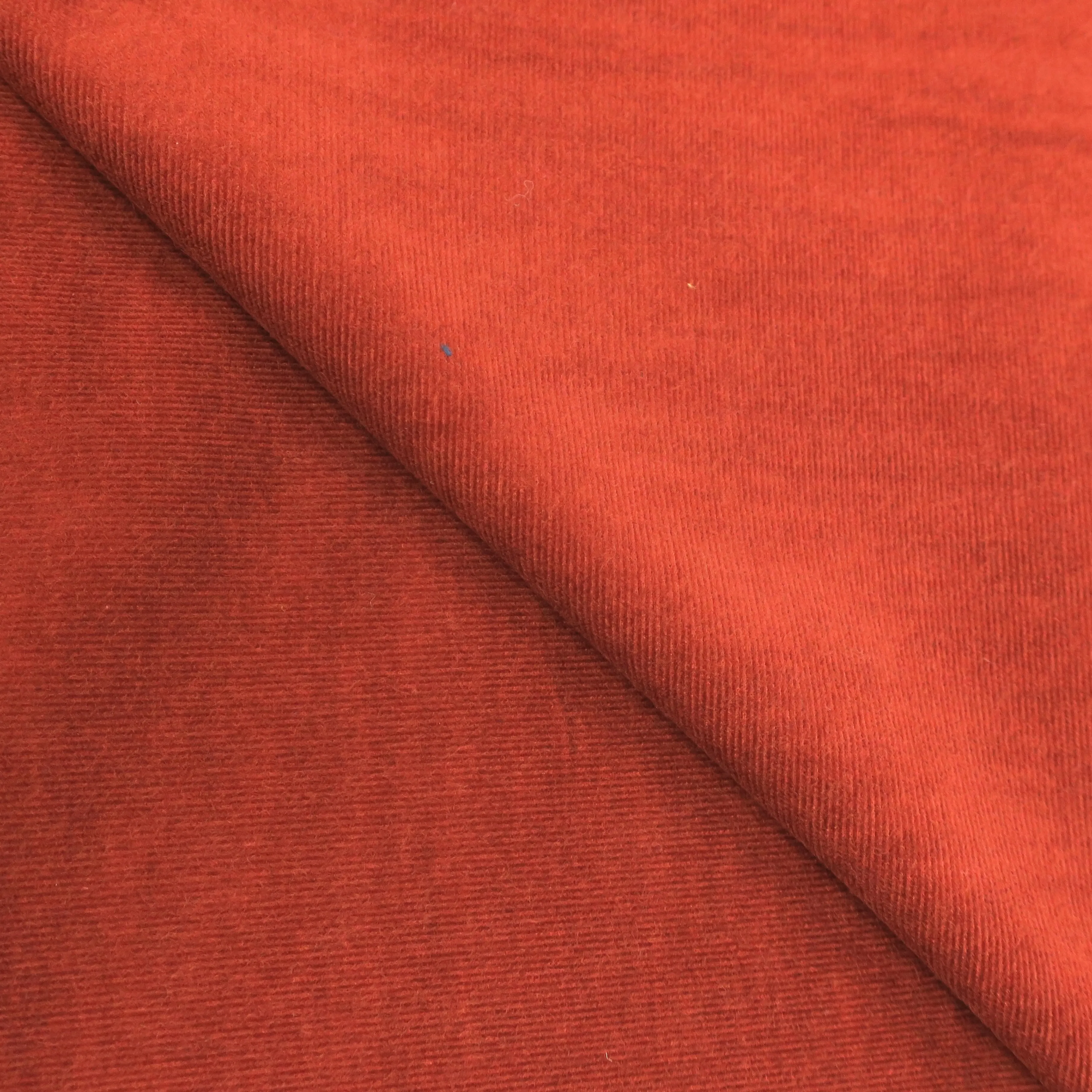 2.60 YDS Cumin Orange Solid Cotton Loro Piana Fabric