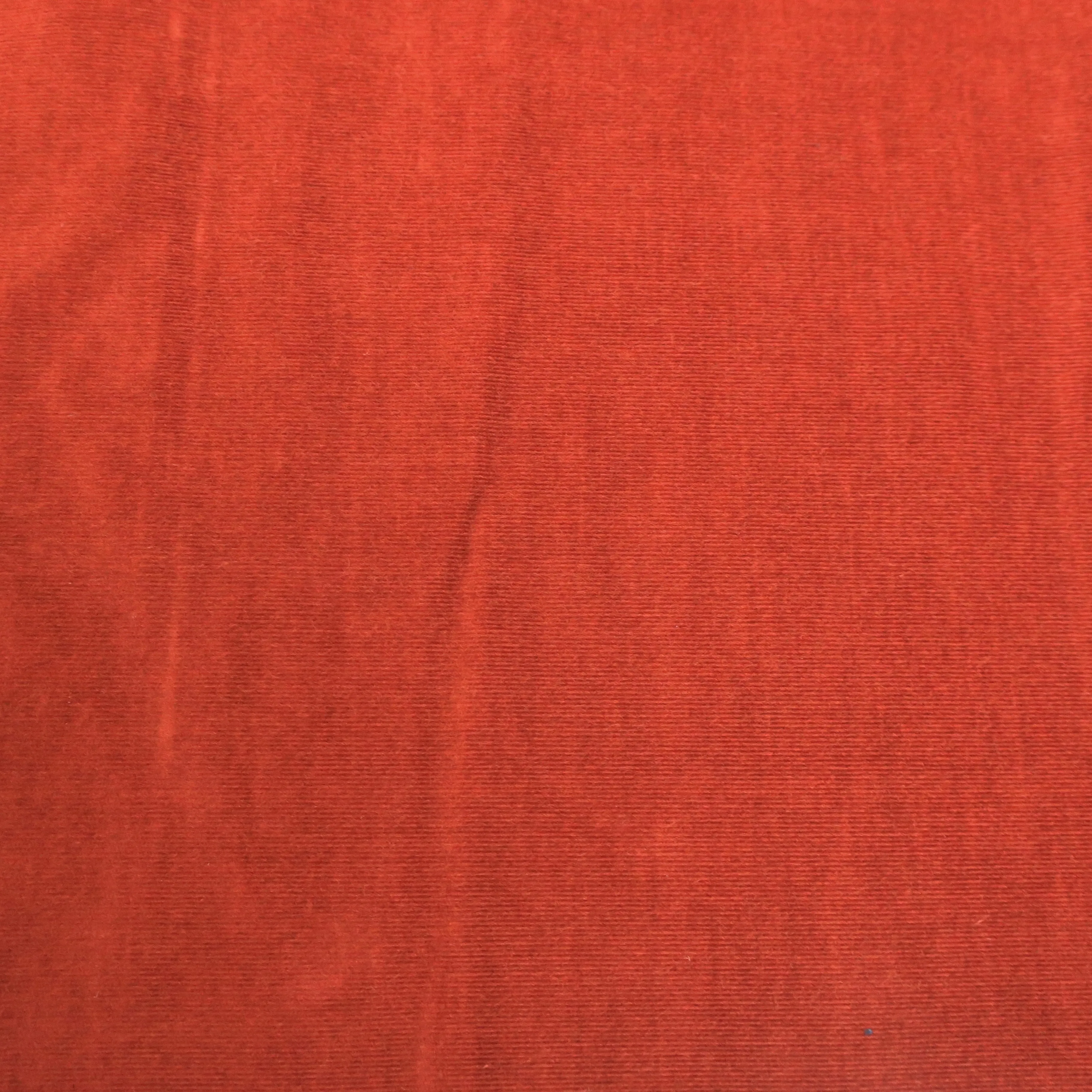 2.60 YDS Cumin Orange Solid Cotton Loro Piana Fabric