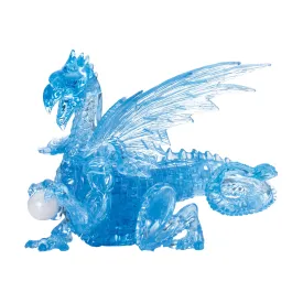 3D Crystal Puzzle - Dragon (Blue): 56 Pcs