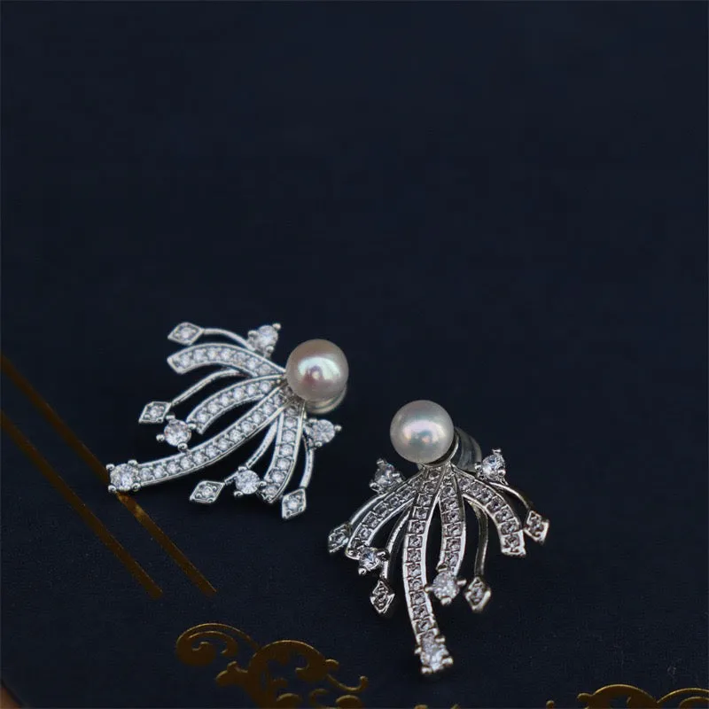 5-6mm High Luster Freshwater Pearl Stud Earrings