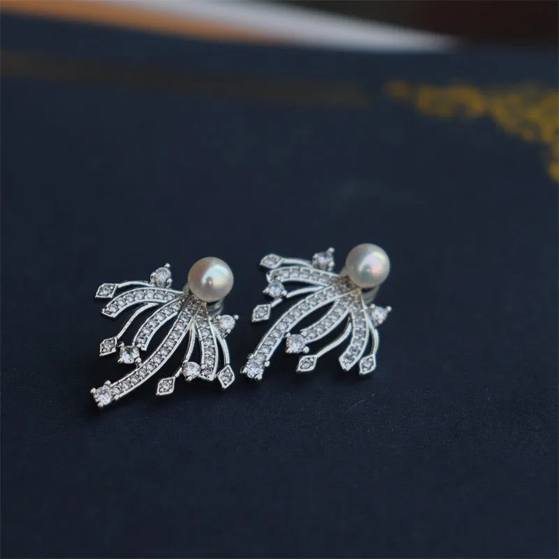 5-6mm High Luster Freshwater Pearl Stud Earrings