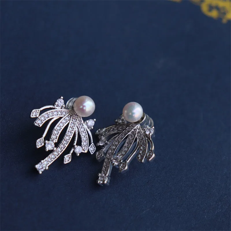 5-6mm High Luster Freshwater Pearl Stud Earrings