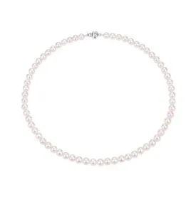 6.5-7.5mm White Freshwater Pearl Necklace