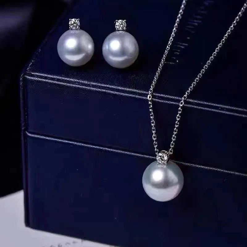 8-10mm Freshwater Pearl & Sasha Necklace