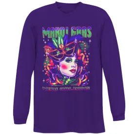 Adult Mardi Gras Masquerade New Orleans Jester Tee-shirt