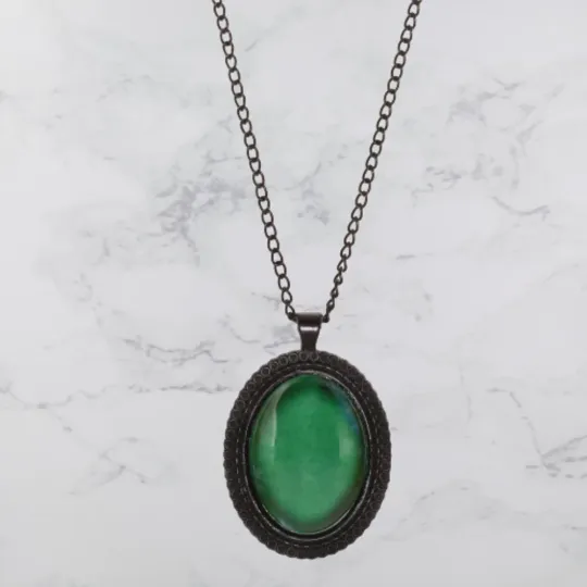 Amulet Jewelry - Available in 3 Elegant Colors - Raw Teardrop Necklace for Women