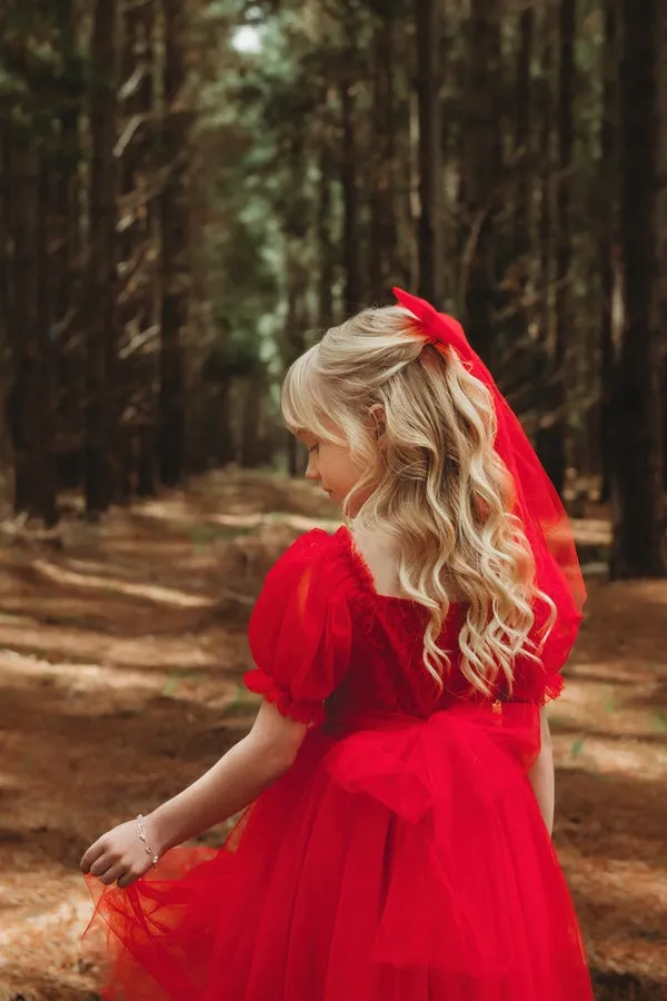 Annabella Red Girls Christmas Dress