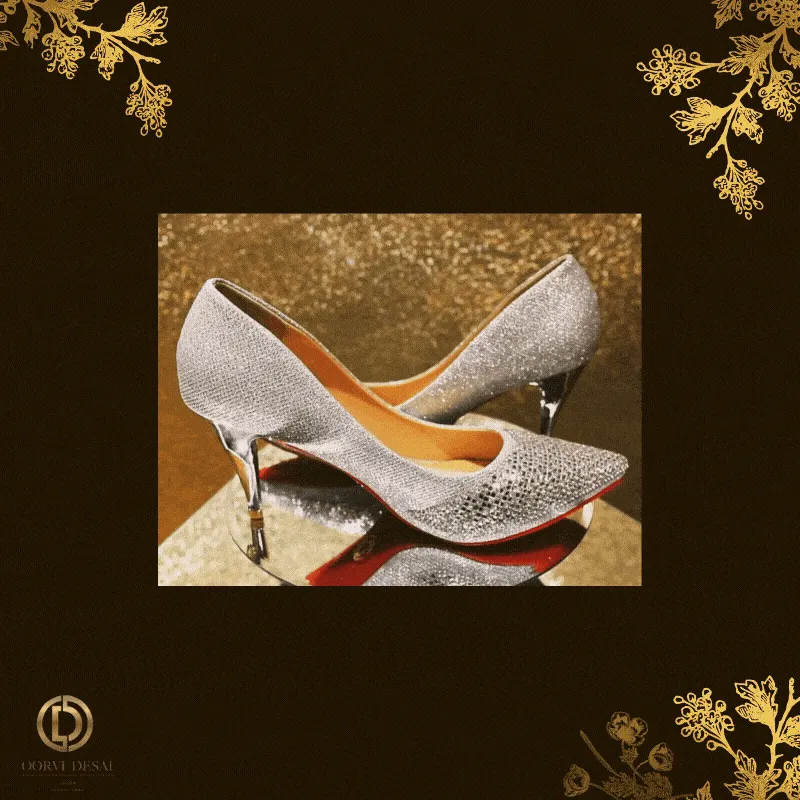 'Ariana' Bridal Heel by Oorvi Desai - OD3