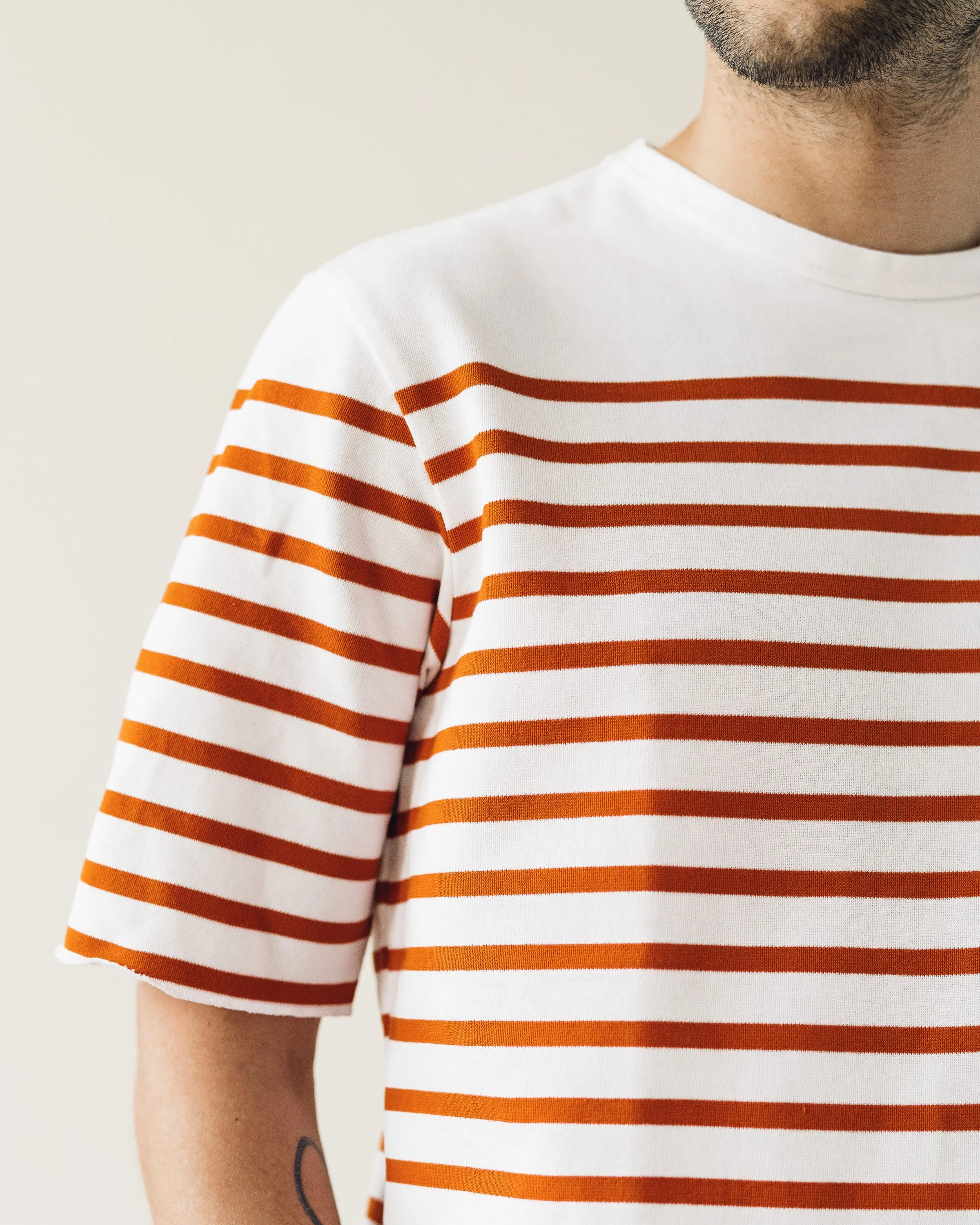 Arpenteur Pontus Tee, White/Orange