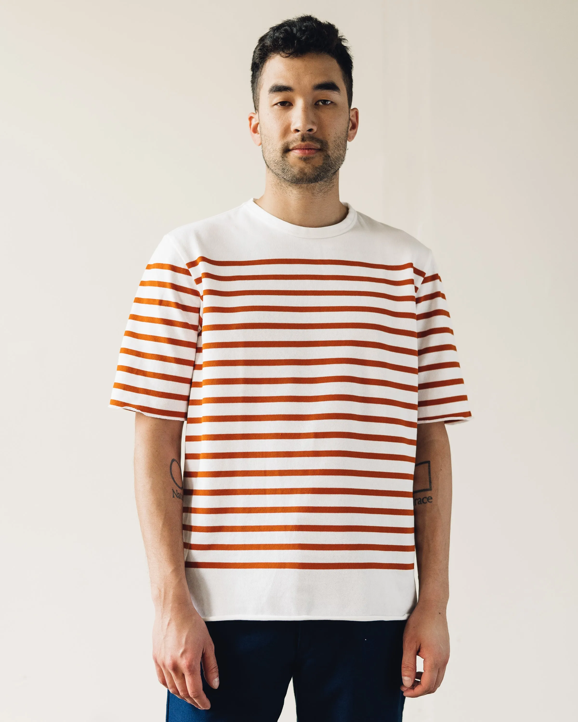 Arpenteur Pontus Tee, White/Orange