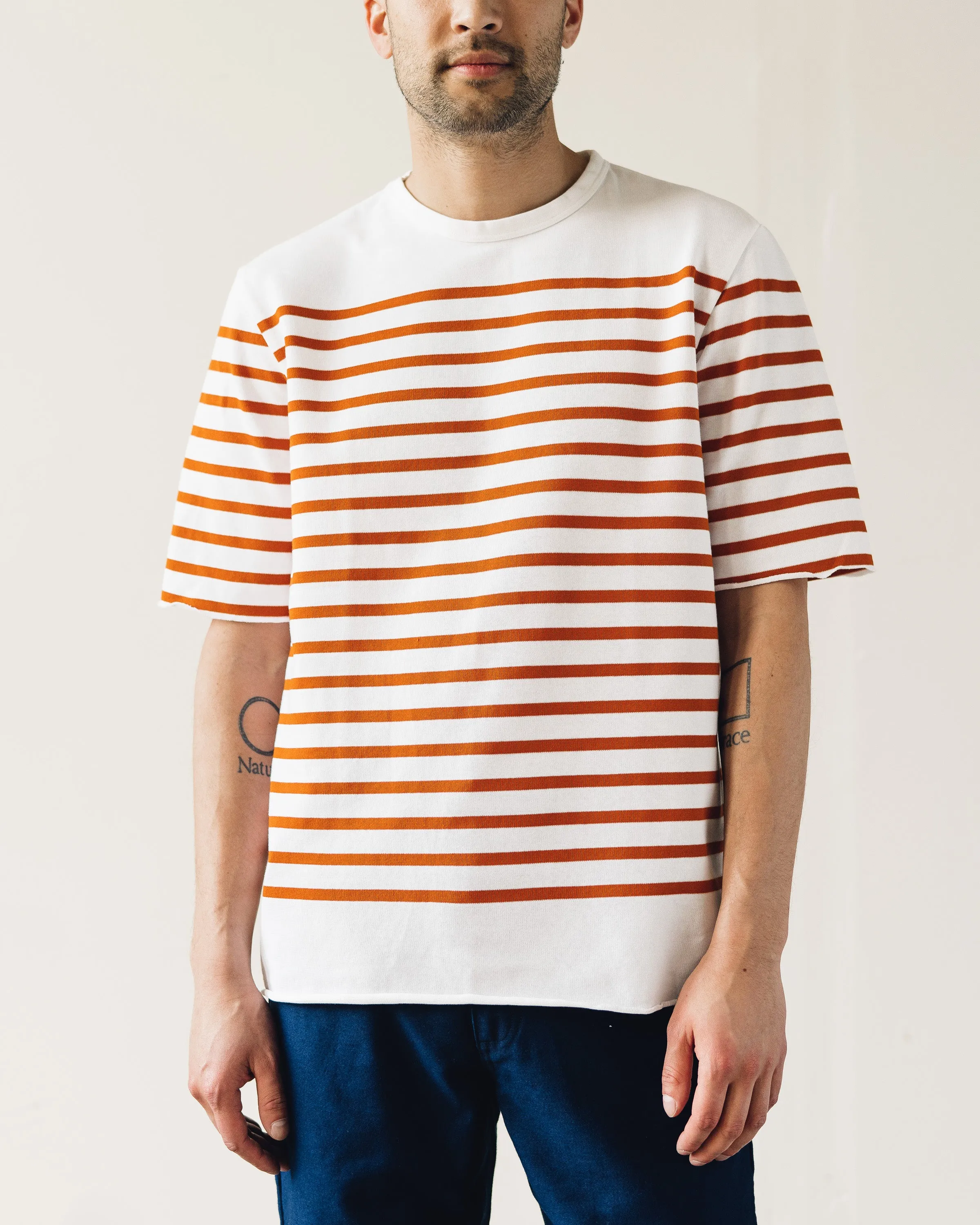 Arpenteur Pontus Tee, White/Orange