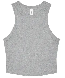 Athletic Heather - Women’s micro rib racer tank