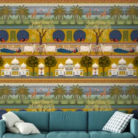 Bageecha Indian Garden Wallpaper Customised