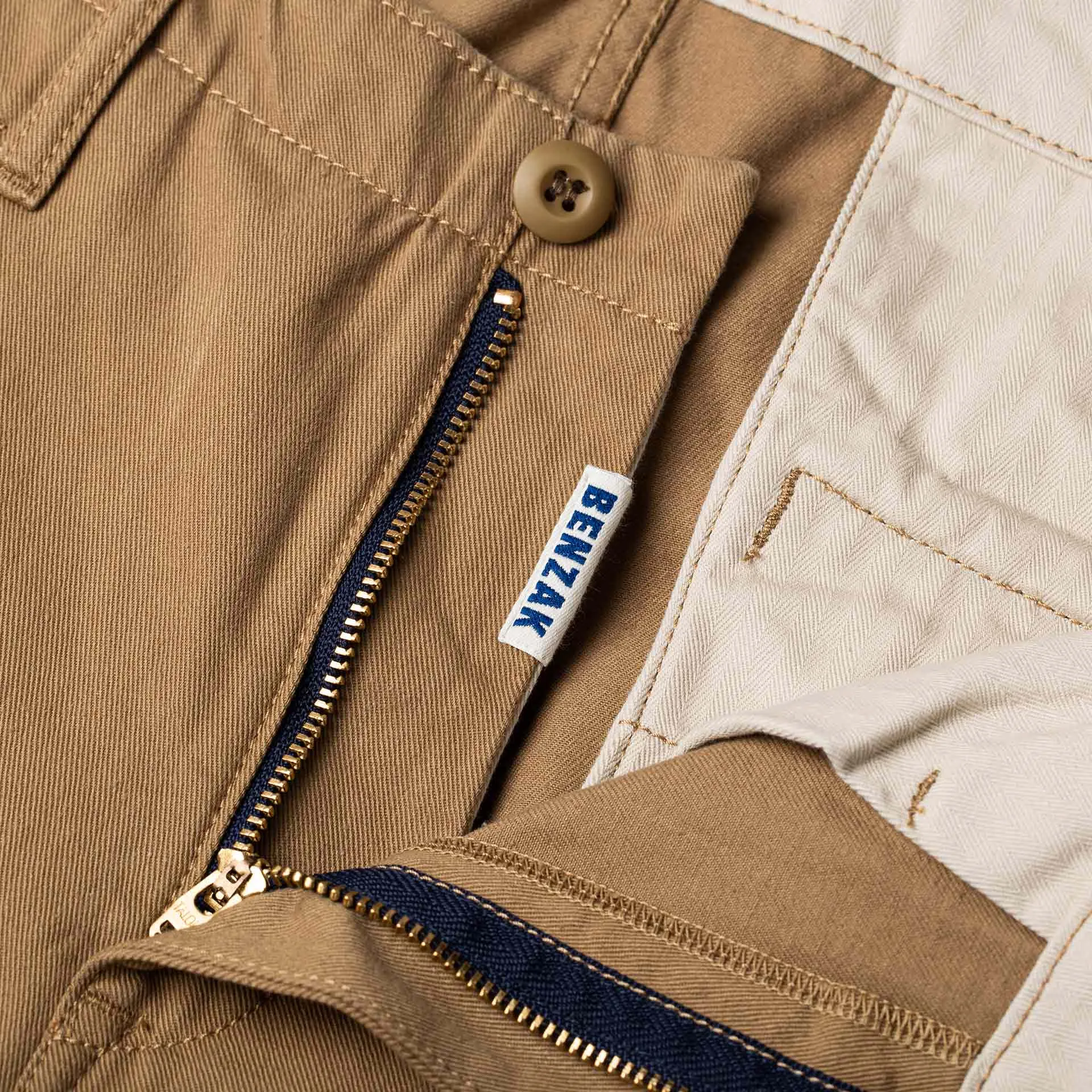 BC-05 LOOSE CHINO 8.5 oz. camel beige chino cloth [SS25]