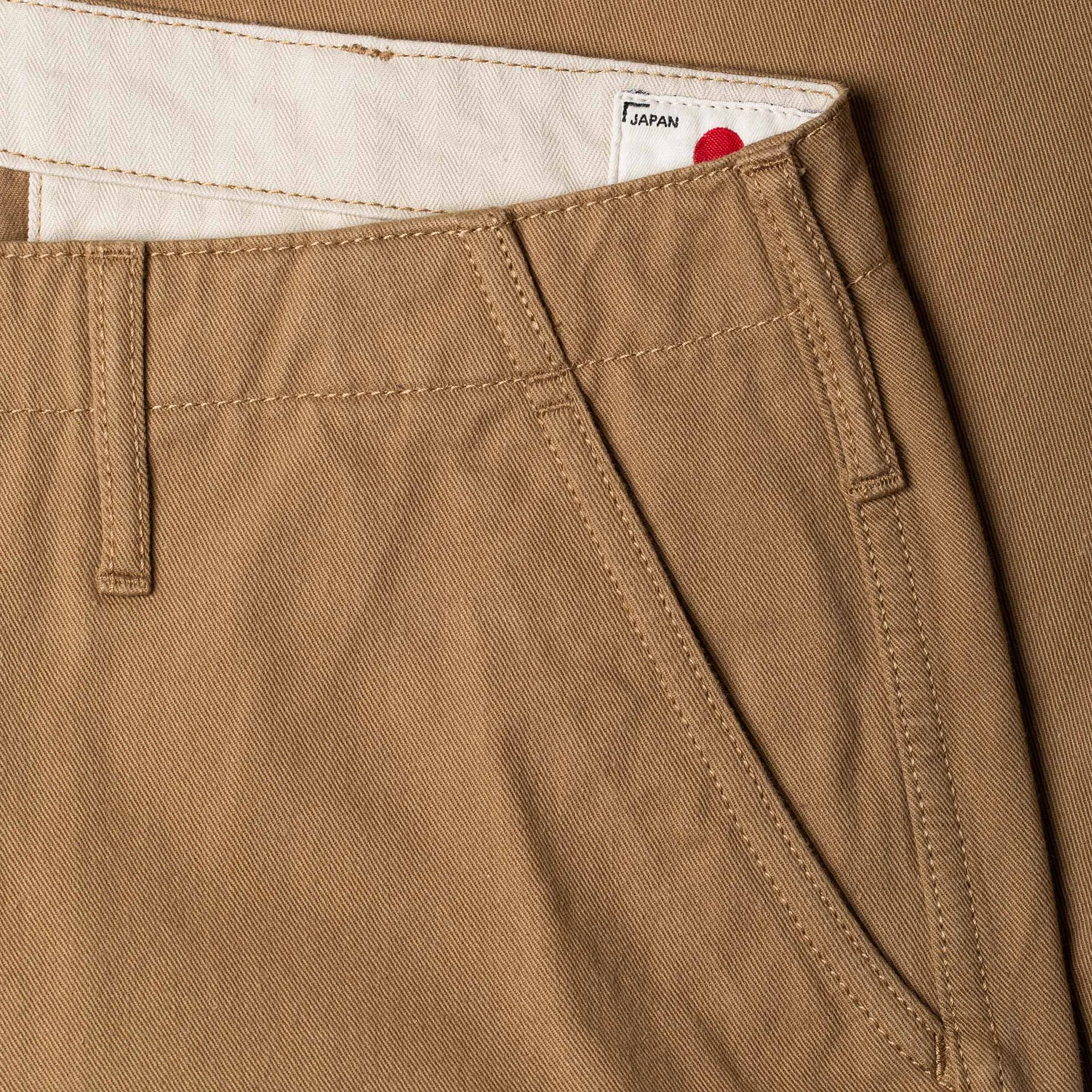 BC-05 LOOSE CHINO 8.5 oz. camel beige chino cloth [SS25]