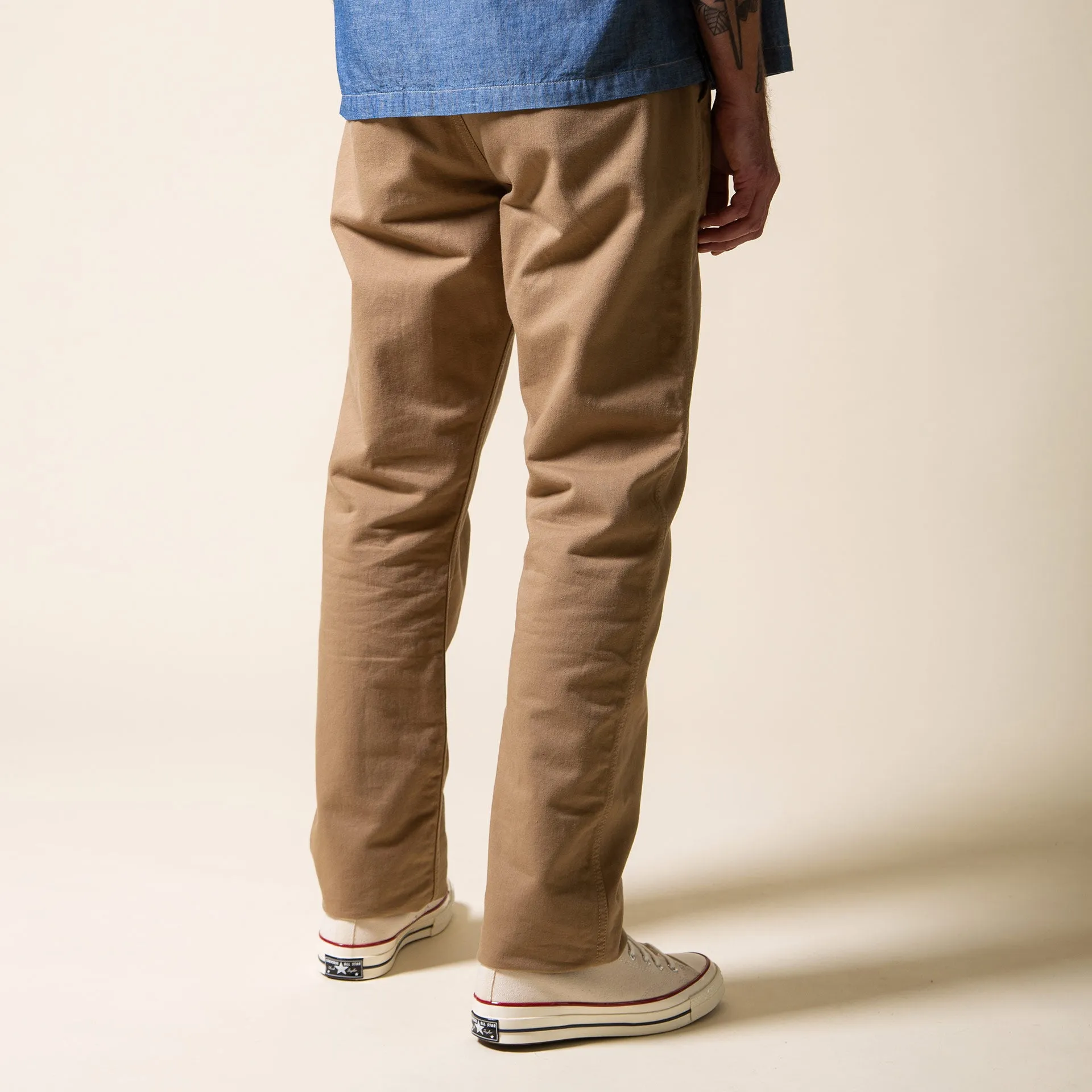 BC-05 LOOSE CHINO 8.5 oz. camel beige chino cloth [SS25]