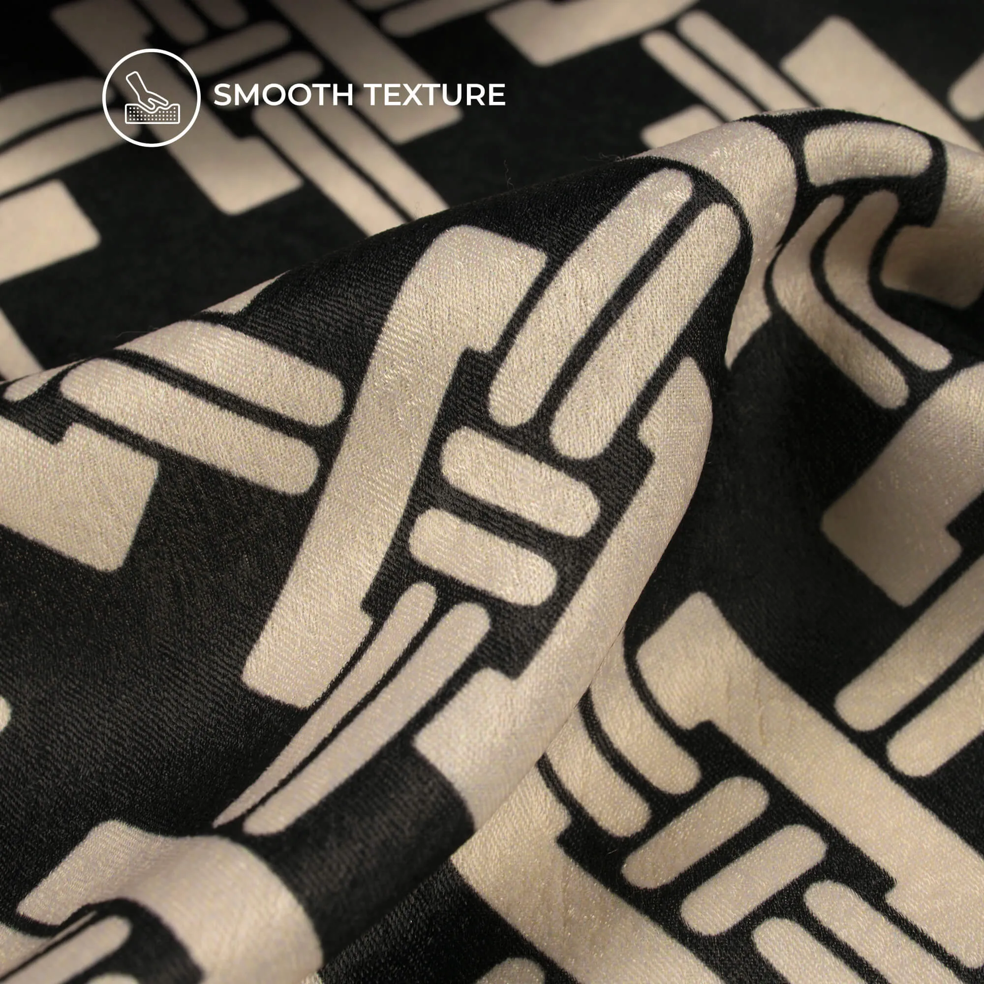 Bestselling Chain Print Digital Print Lush Satin Fabric