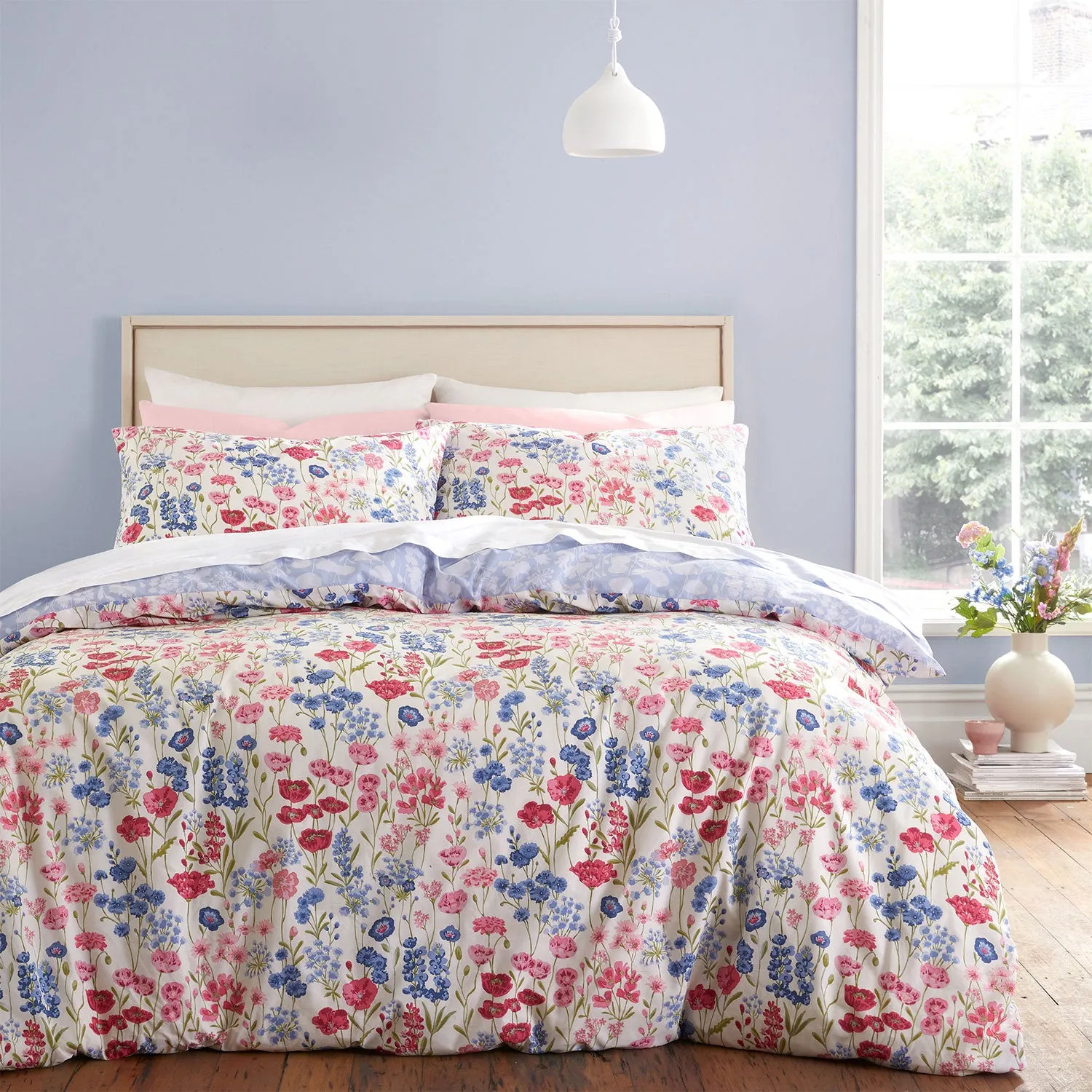 Bianca Olivia Floral 200TC Cotton Duvet Cover Set