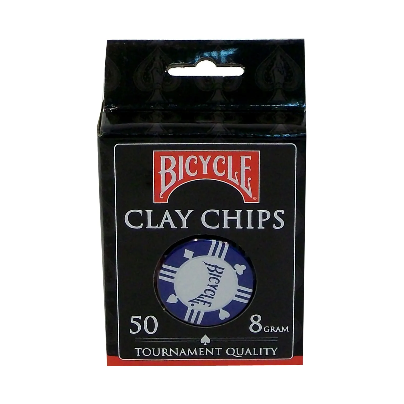 Bicycle Clay Poker Chip Set: 50 Count