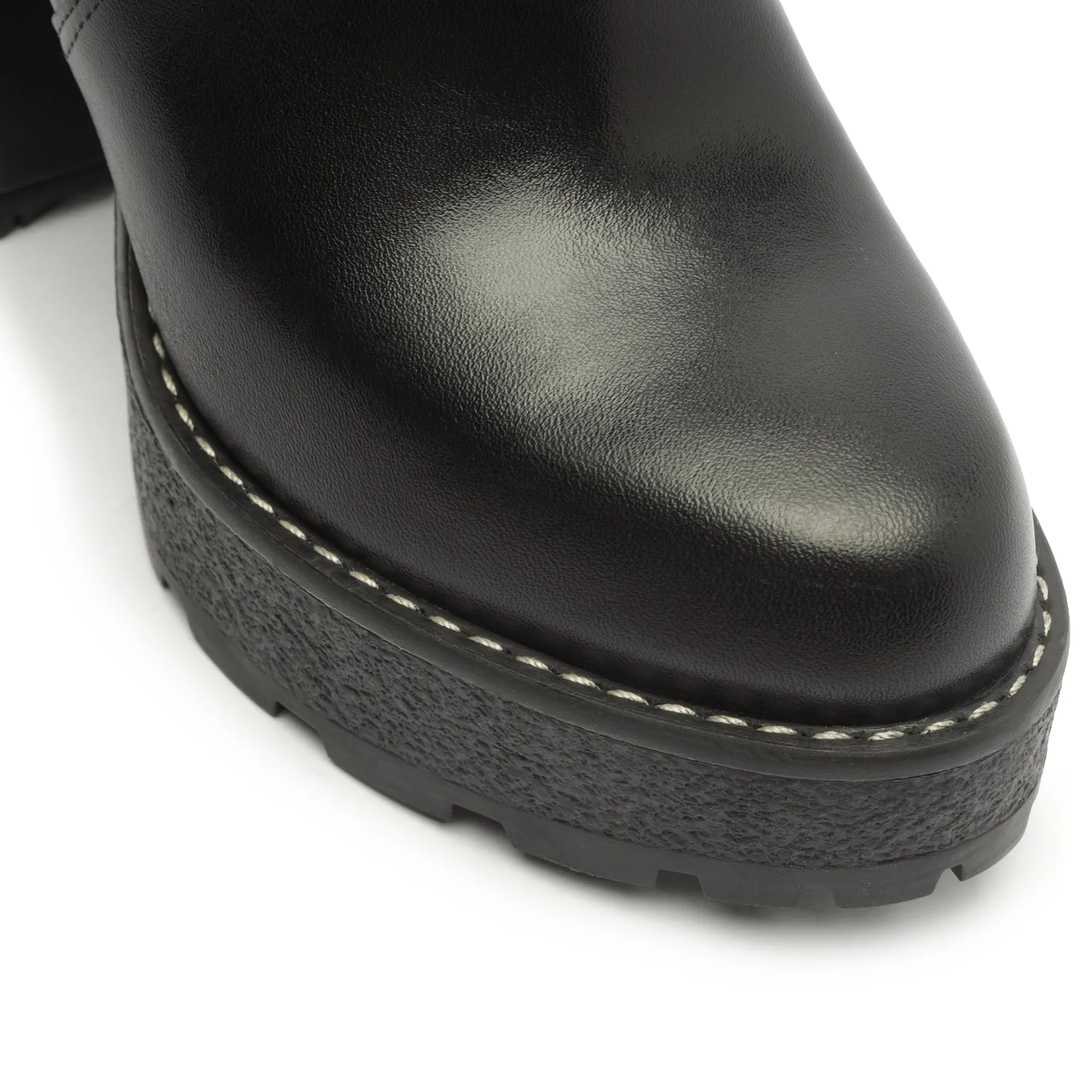 Billie Platform  Leather Bootie