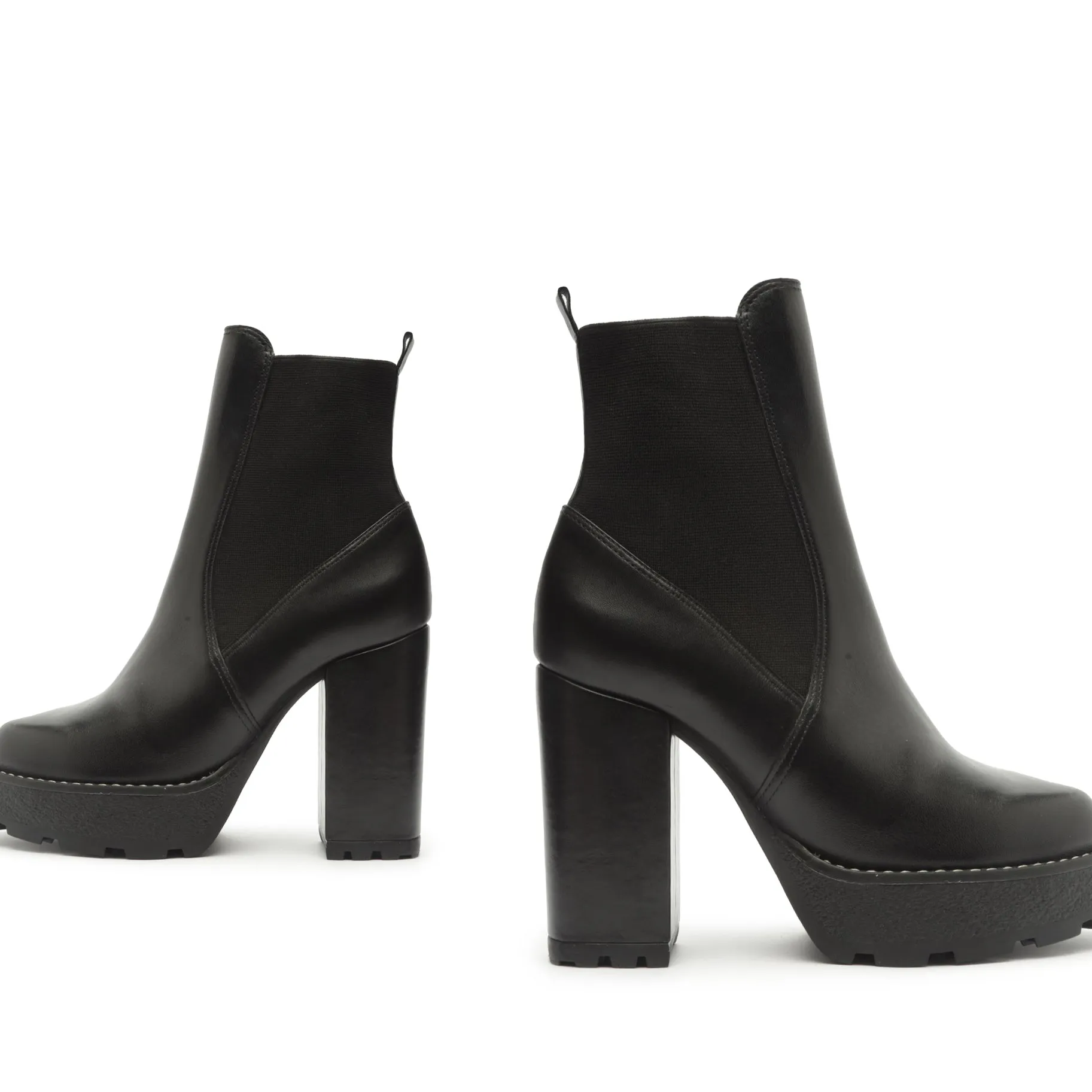 Billie Platform  Leather Bootie