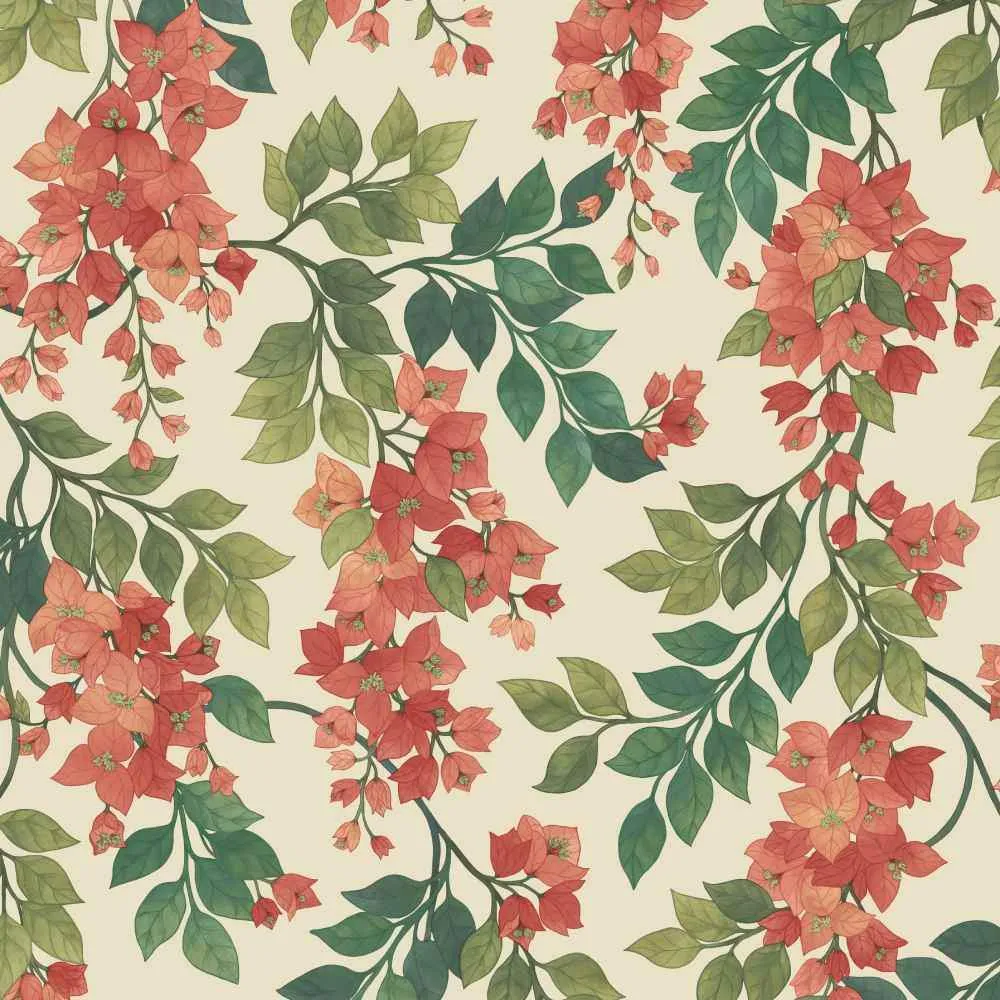 Bougainvillea Wallpaper - Seville Collection - Cole & Son