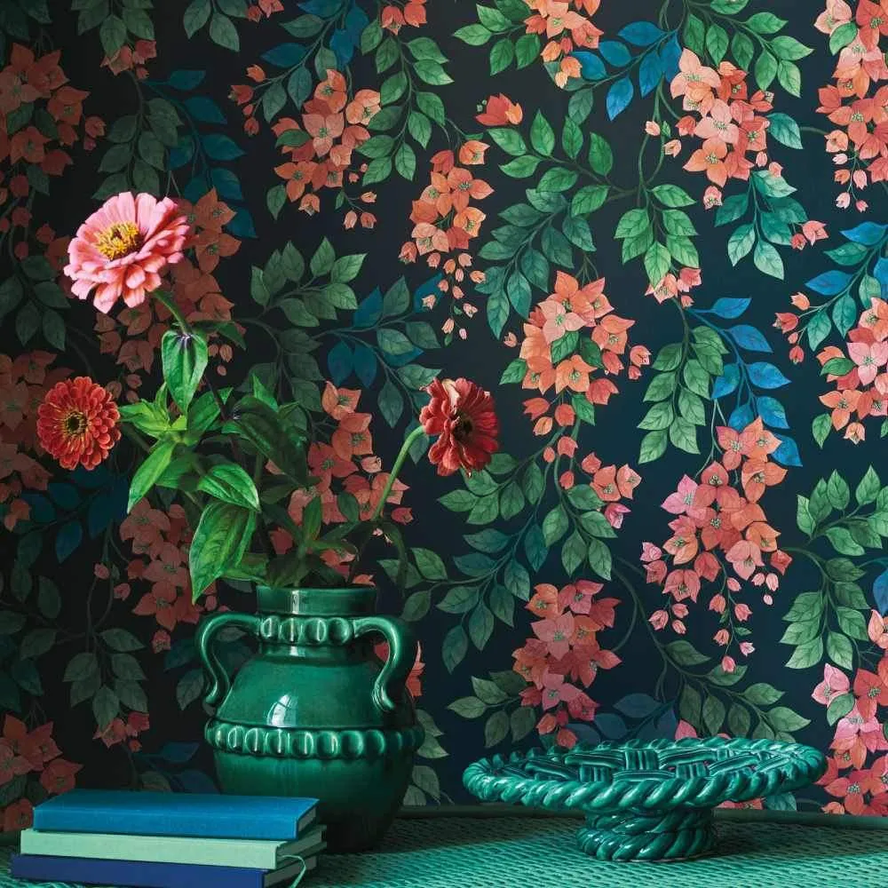 Bougainvillea Wallpaper - Seville Collection - Cole & Son