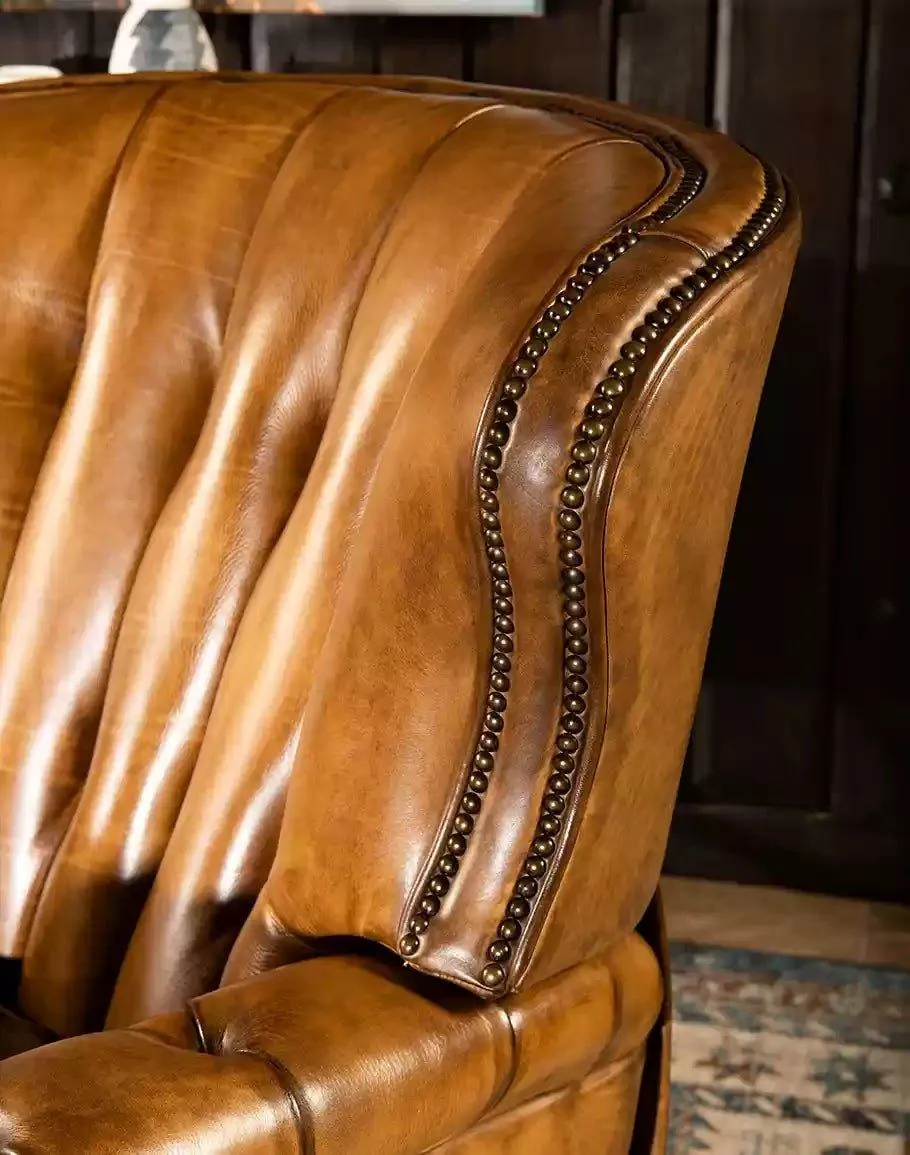 Brambleton Saddle Leather Recliner