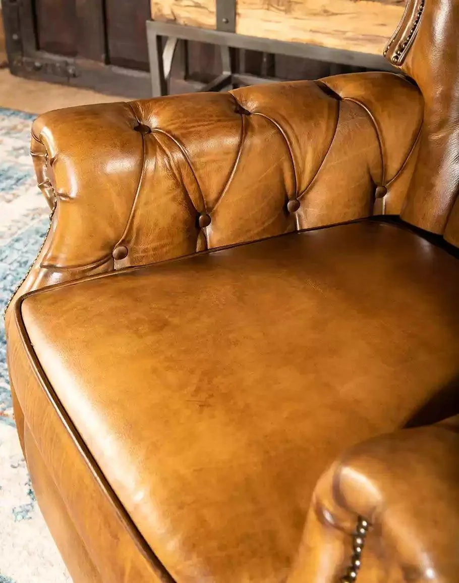 Brambleton Saddle Leather Recliner