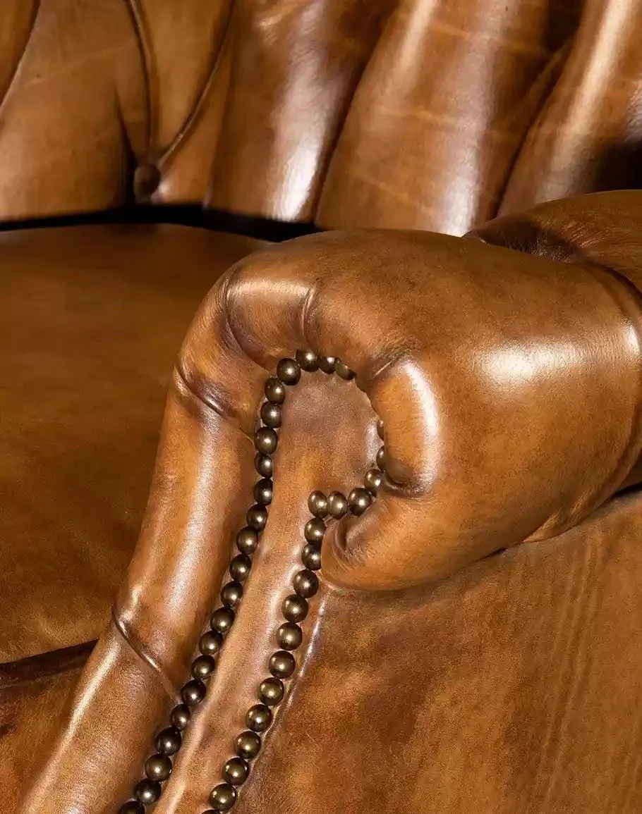 Brambleton Saddle Leather Recliner