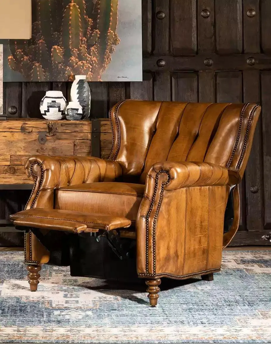 Brambleton Saddle Leather Recliner