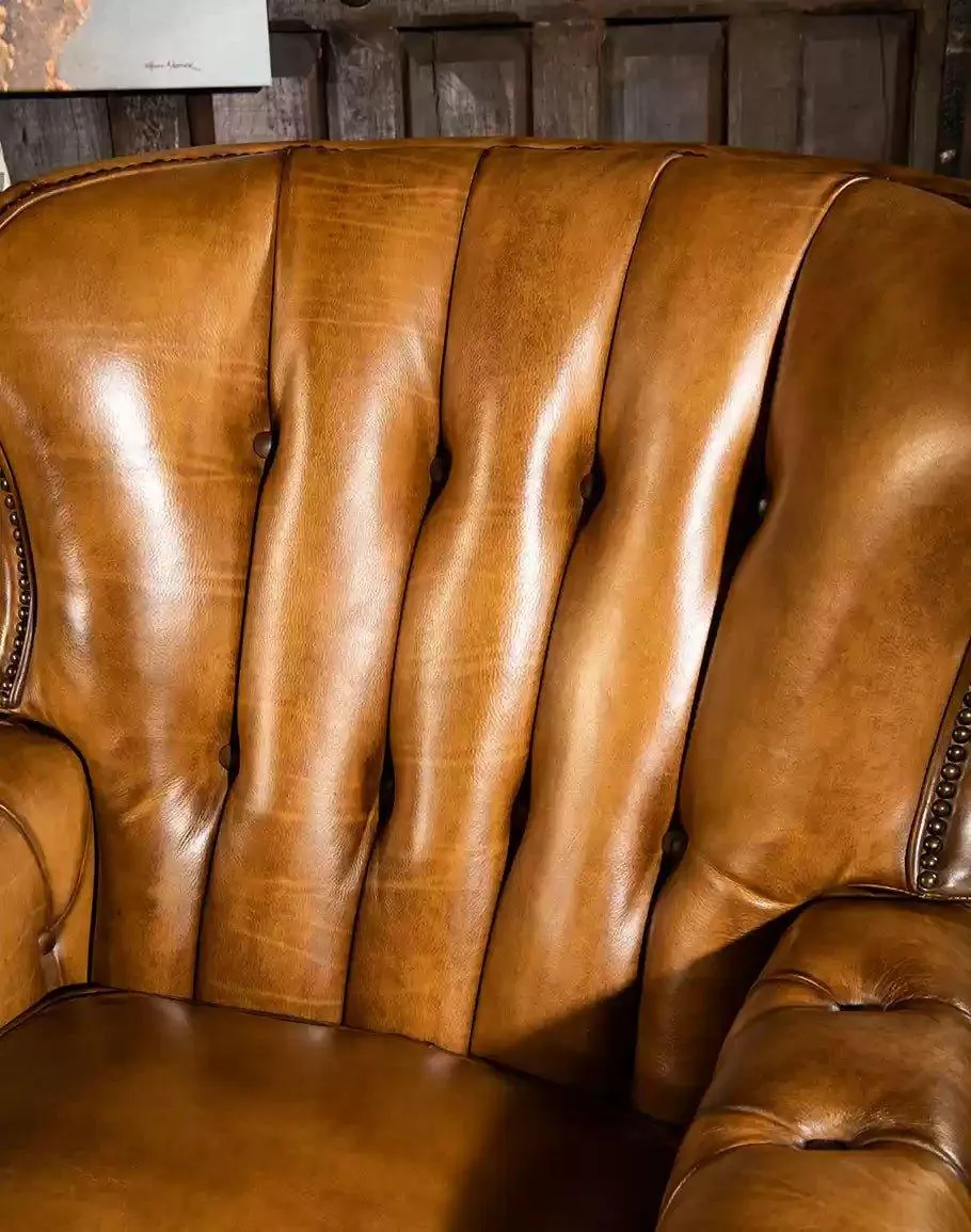 Brambleton Saddle Leather Recliner