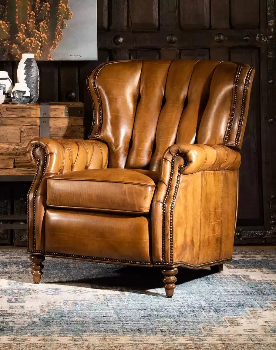 Brambleton Saddle Leather Recliner