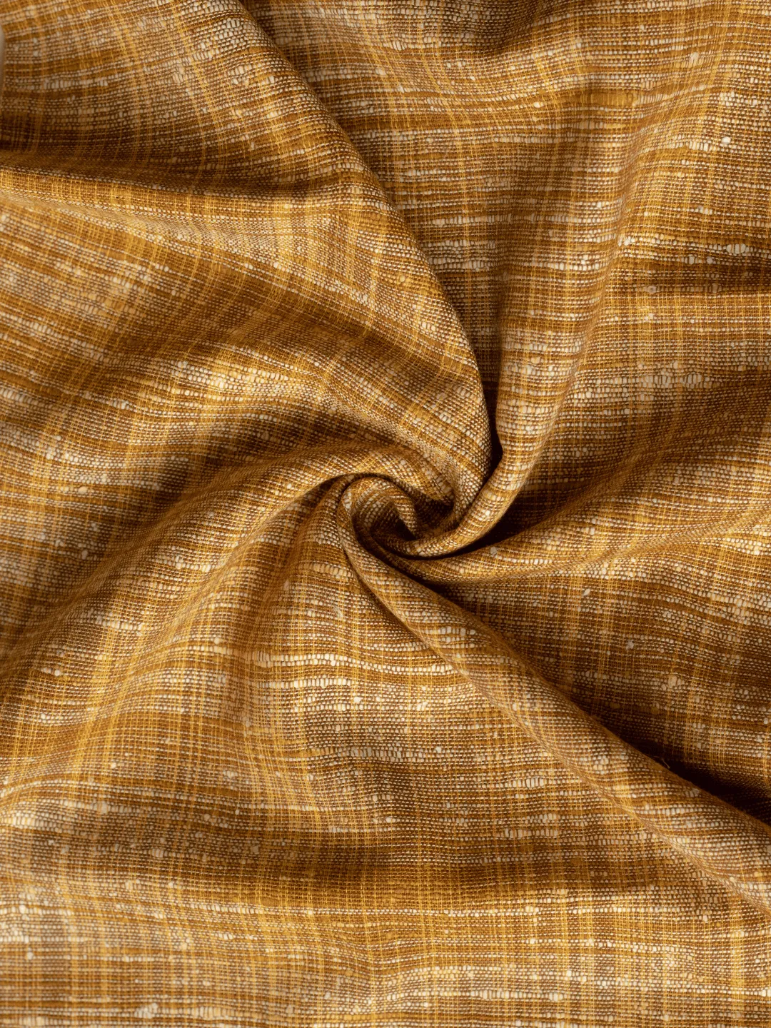 Brown Color Self Pattern Khadi Fabric