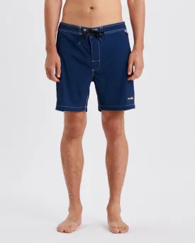 Cahoots 17" Boardshort - Worker Blue