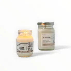 coconut crème soy wax candle.