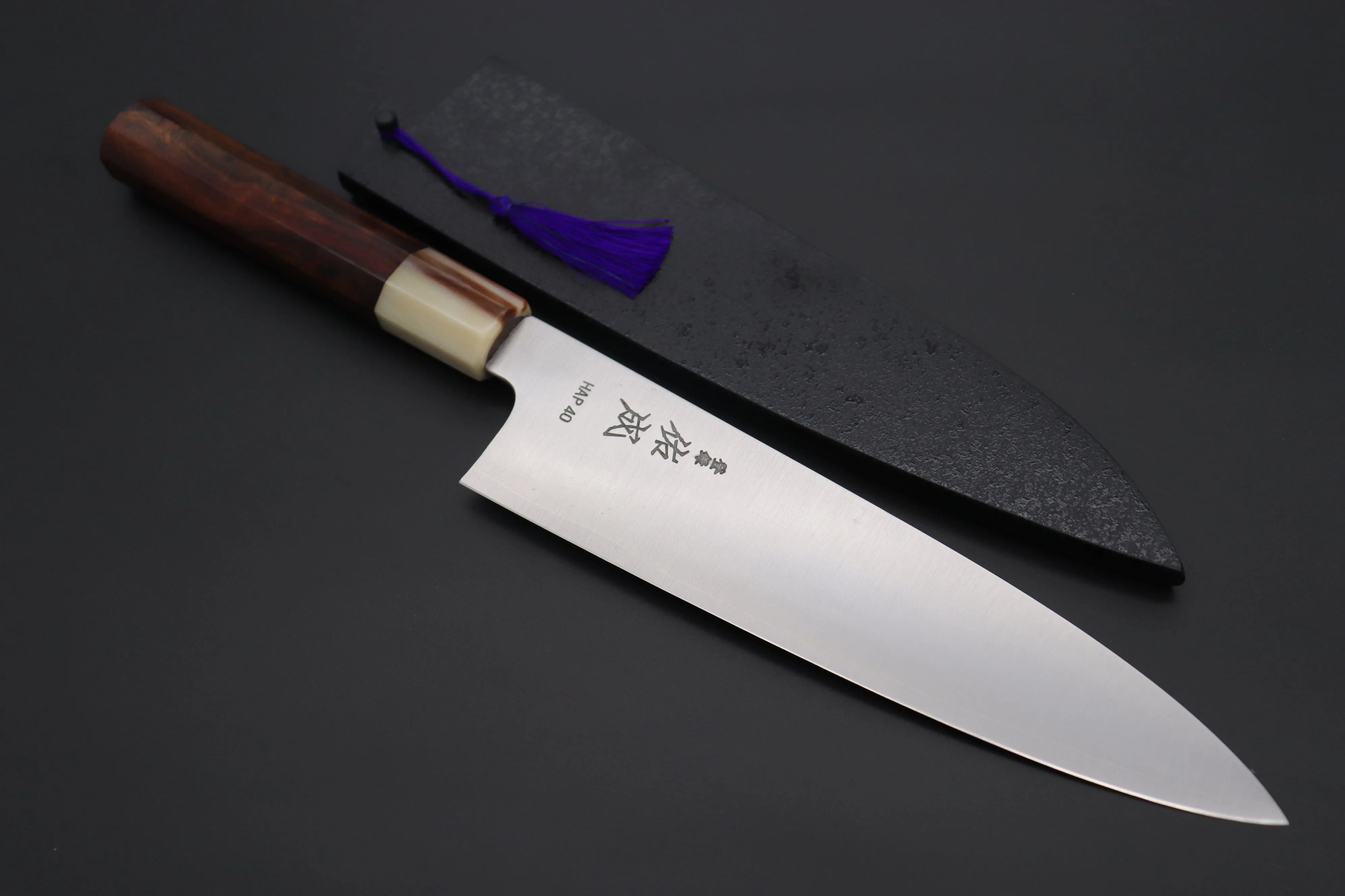 Custom Limited Edition, Sukenari HAP-40 Clad Wa Gyuto 210mm (8.2 inch, SCL-455)