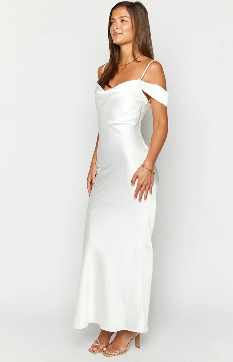 Darby White Maxi Formal Dress