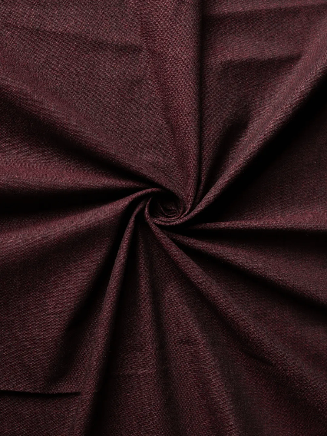 Dark Purple Color Plain Traditional Khadi