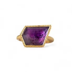 Deep Purple Amethyst Ring