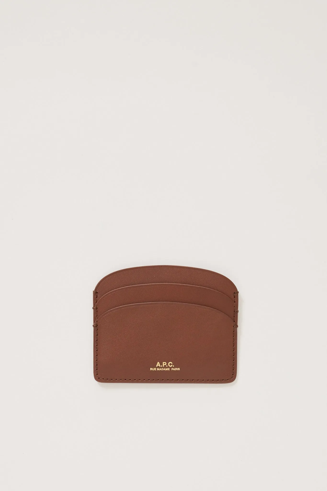 Demi Lune Card Holder Hazelnut