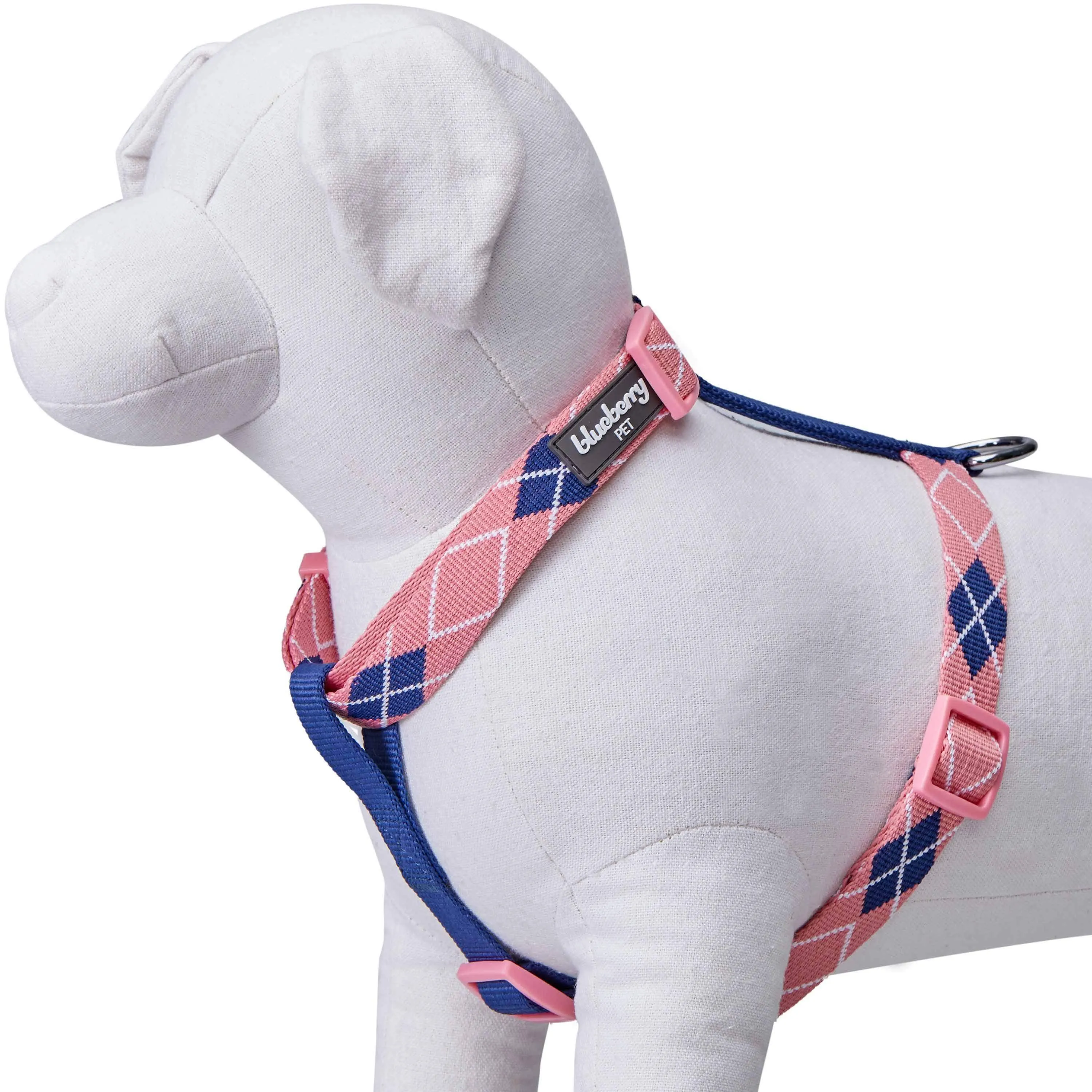 Dog Harness in Scottish Argyle