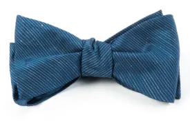 Fountain Solid Deep Serene Blue Bow Tie