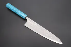 Fu-Rin-Ka-Zan YUTAKA 豊佳 Series Aogami Super Custom Damascus Edition FASYP-32 Wa Gyuto 210mm (8.2 inch)