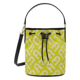 Furla Clio Mini Drawstring Bucket Bag - Avocado