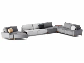 Gola Corner Sofa with Moon Chaise 218"